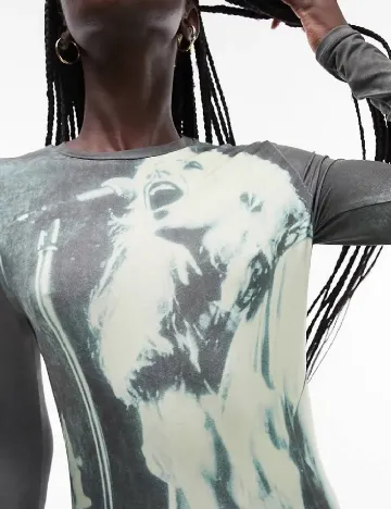 Bluza Top Shop, verde