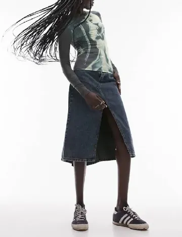 Bluza Top Shop, verde