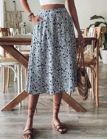 Fusta SHEIN, albastru