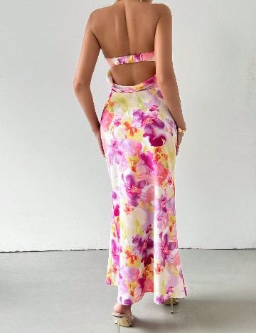 Rochie lunga SHEIN, floral print