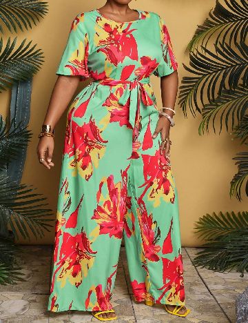 Salopeta SHEIN CURVE, mix culori