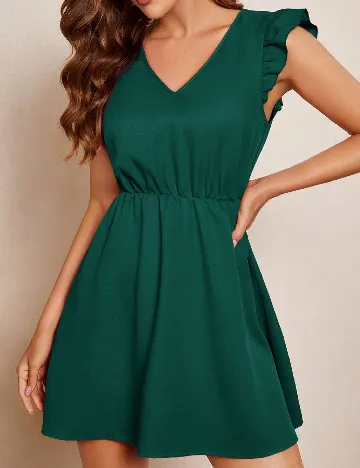 Rochie scurta SHEIN, verde
