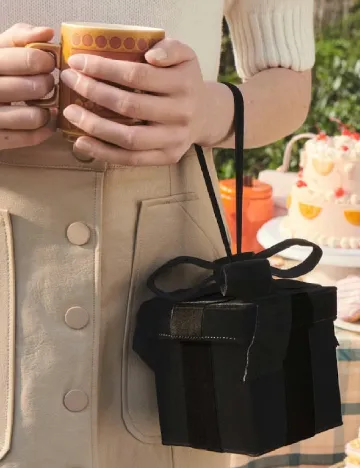 Mini Geanta Lulu Guinness, negru