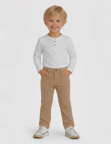 Pantaloni Zara, maro