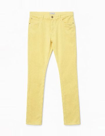 Pantaloni Zara, galben