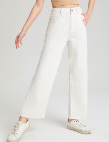 Blugi Shein Kids, alb