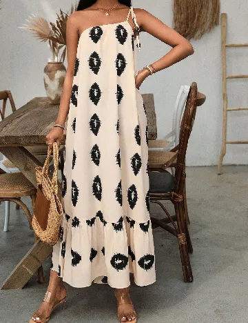 Rochie lunga SHEIN, crem