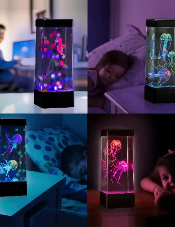 Acvariu luminos pentru meduze Jinx, mix culori