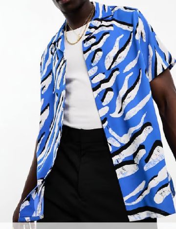 Camasa ASOS, albastru