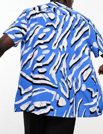 Camasa ASOS, albastru