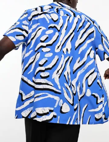 Camasa ASOS, albastru