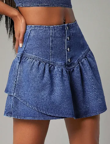 Fusta SHEIN, albastru