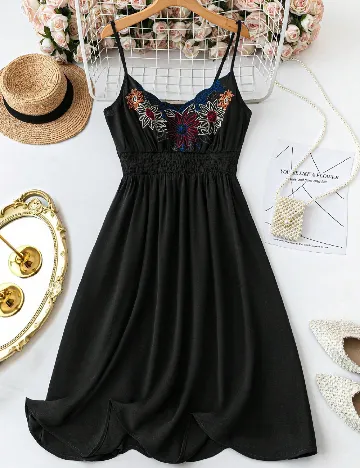 Rochie medie SHEIN CURVE, negru