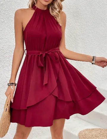 Rochie scurta SHEIN, visiniu