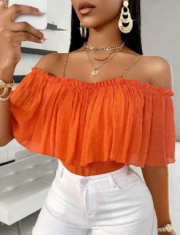 Bluza SHEIN, portocaliu