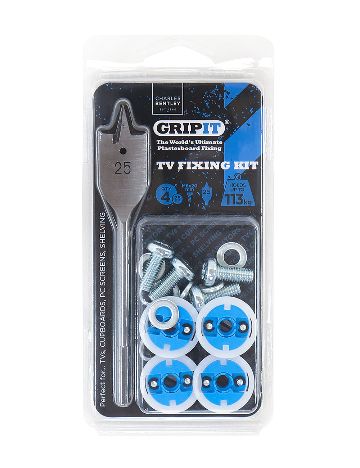 Kit fixare TV Gripit, argintiu