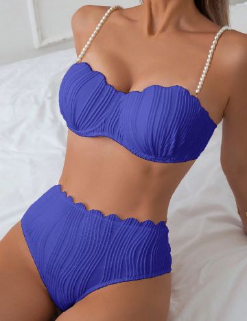 Costum de baie SHEIN, albastru