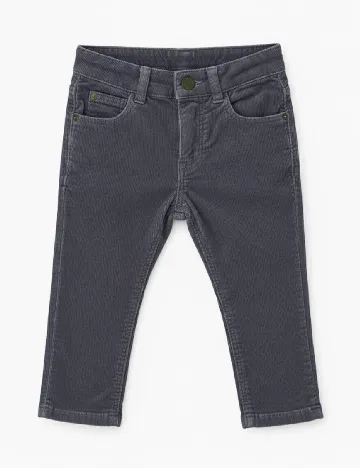 Pantaloni Zara, gri petrol