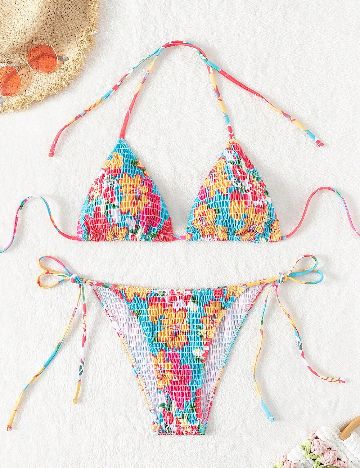 Costum de baie SHEIN, mix culori