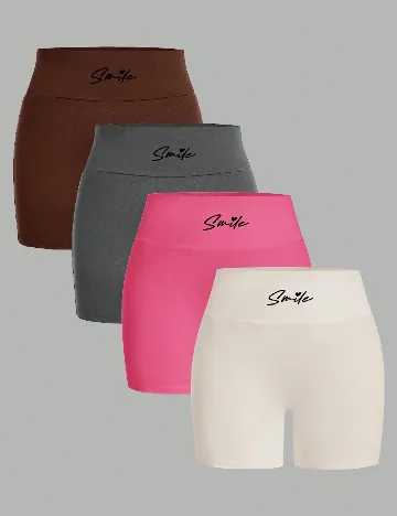 Set colanti 4 perechi SHEIN CURVE, mix culori