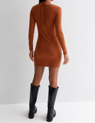 Rochie scurta New look, maro