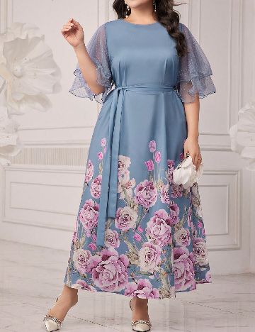 Rochie lunga SHEIN CURVE, floral