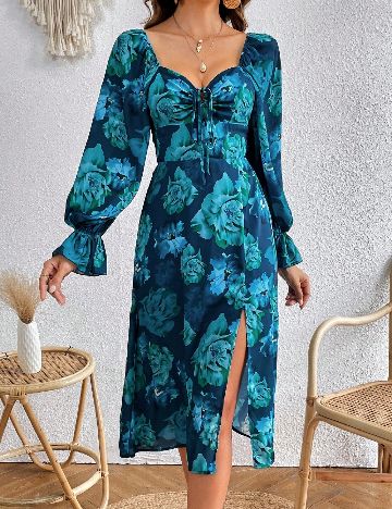 Rochie medie SHEIN, albastru