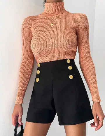 Pantaloni scurti SHEIN, negru