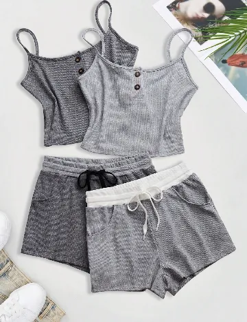 Set compleuri 2 bucati SHEIN, gri