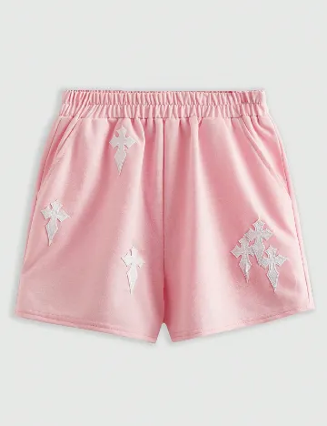 Pantaloni scurti SHEIN, roz