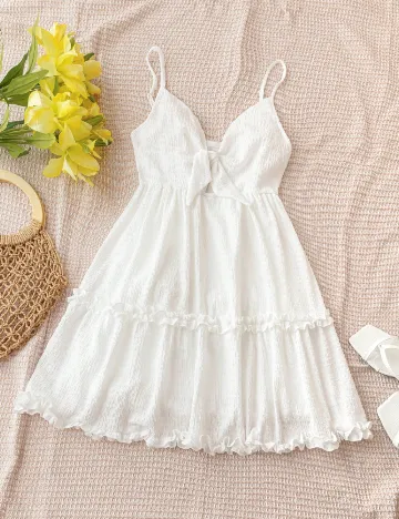 Rochie scurta SHEIN, alb