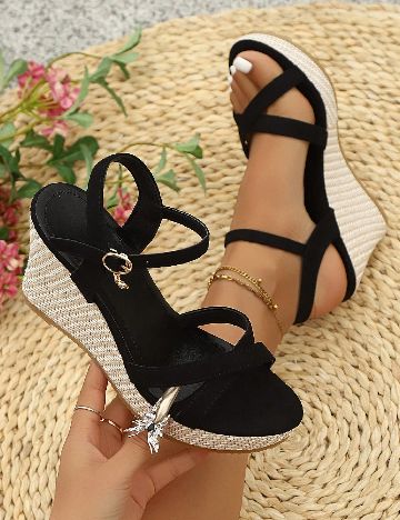 Sandale SHEIN, negru