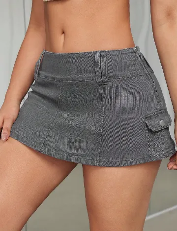 Fusta pantalon SHEIN, gri