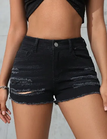 Pantaloni scurti SHEIN, negru