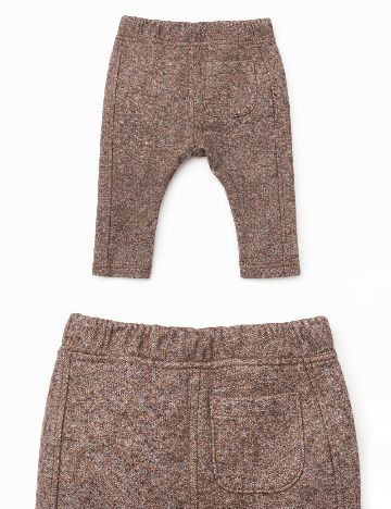 Pantaloni Zara, maro