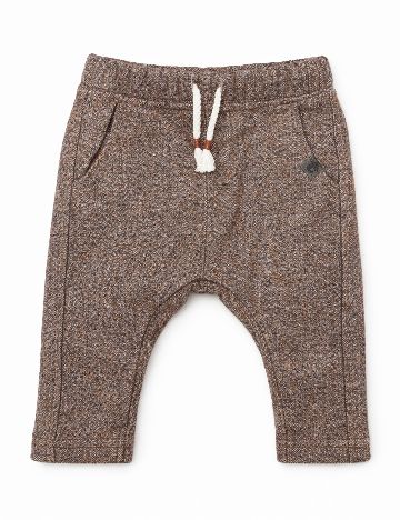 Pantaloni Zara, maro