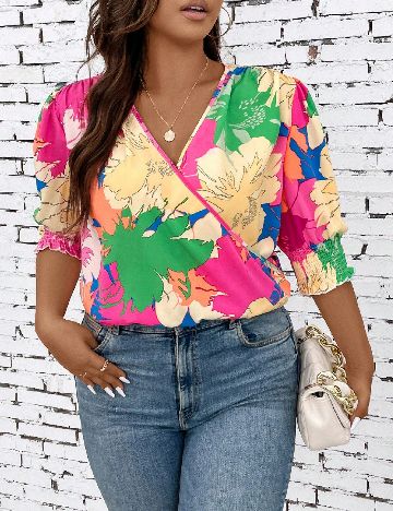 Bluza SHEIN CURVE, mix culori