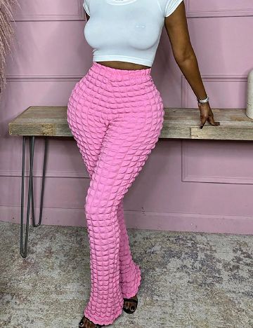 Pantaloni SHEIN, roz