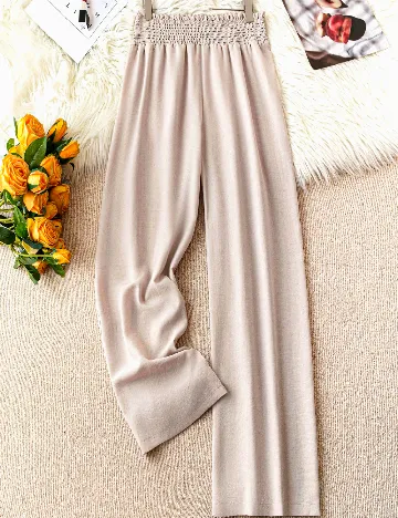 Pantaloni SHEIN CURVE, bej