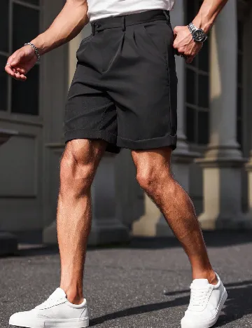 Pantaloni scurti SHEIN, negru