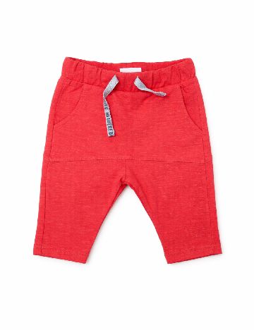 Pantaloni Zara, rosu