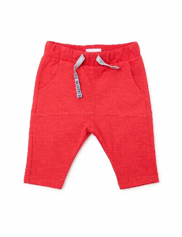 Pantaloni Zara, rosu