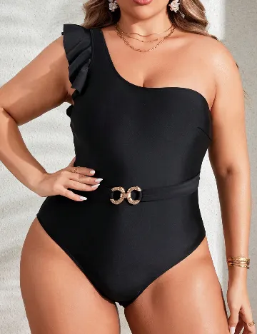 Costum de baie SHEIN CURVE, negru