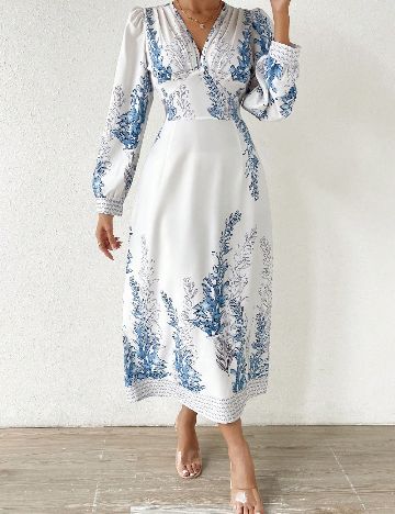 Rochie medie SHEIN, alb