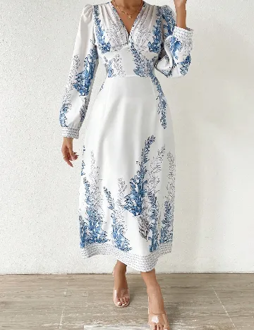 Rochie medie SHEIN, alb