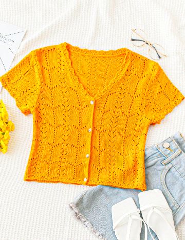 Bluza SHEIN, portocaliu