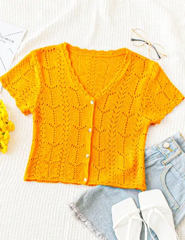 Bluza SHEIN, portocaliu