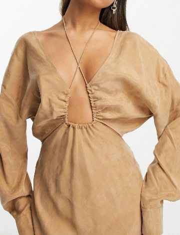 Rochie lunga ASOS, maro