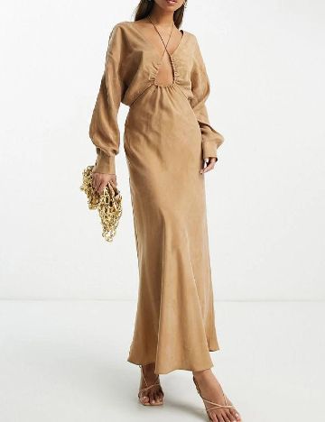 Rochie lunga ASOS, maro