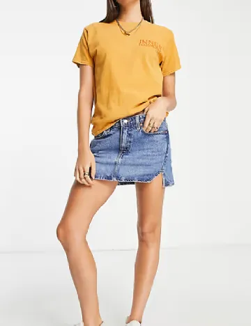 Tricou Top Shop, galben inchis